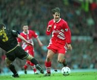 Jamie Redknapp in action for Liverpool way back